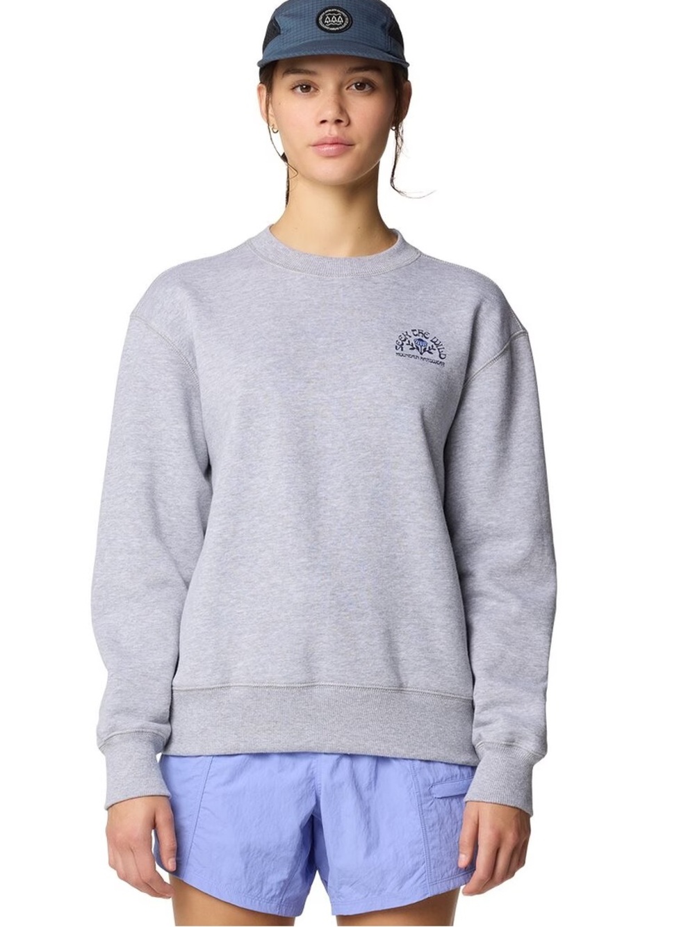NWT Mountain Hardwear Seek Floral Pullover Crew